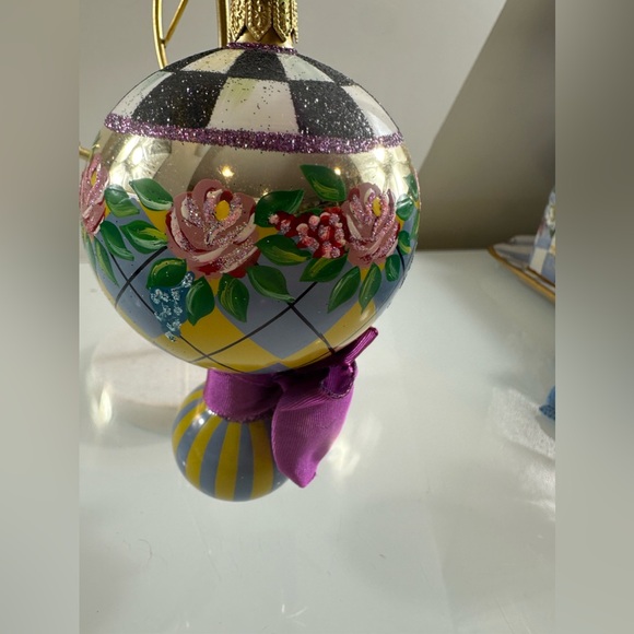 Mackenzie Childs ornament hand painted - Picture 4 of 7